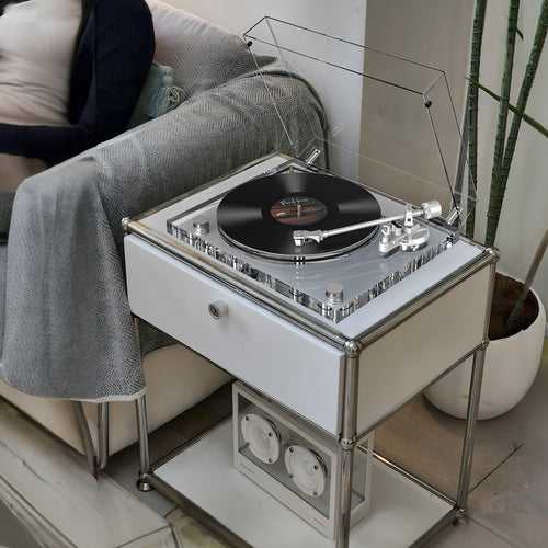 🎵 Transparent Acrylic Hi‑Fi Bluetooth Turntable