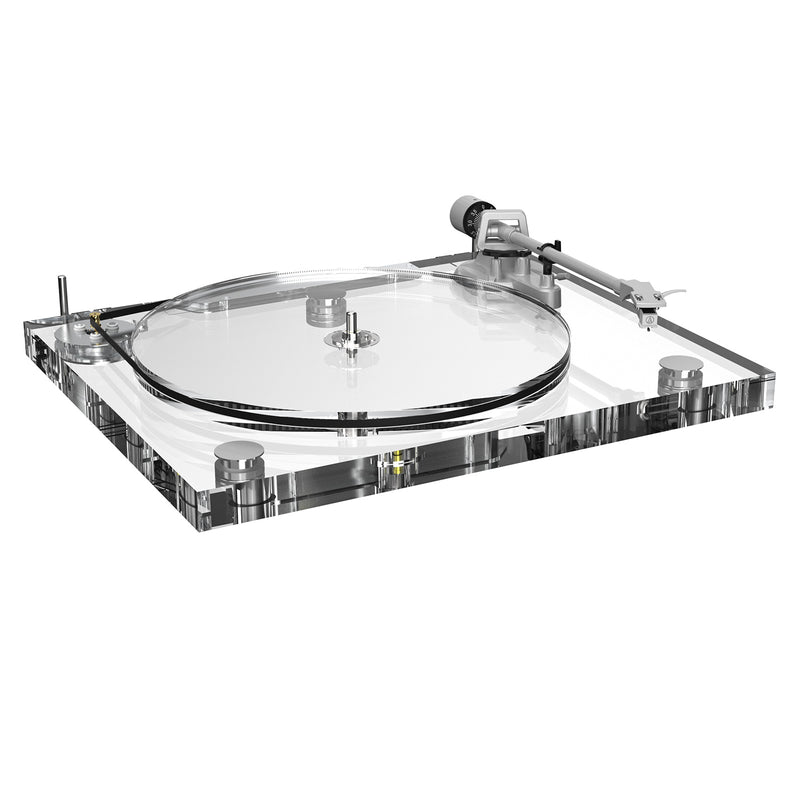 🎵 Transparent Acrylic Hi‑Fi Bluetooth Turntable