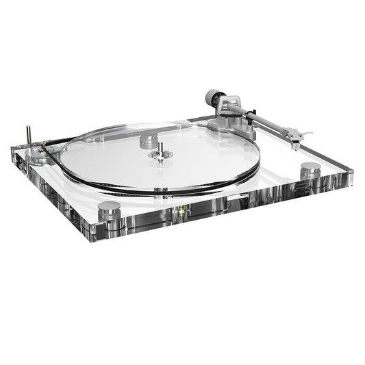 🎵 Transparent Acrylic Hi‑Fi Bluetooth Turntable