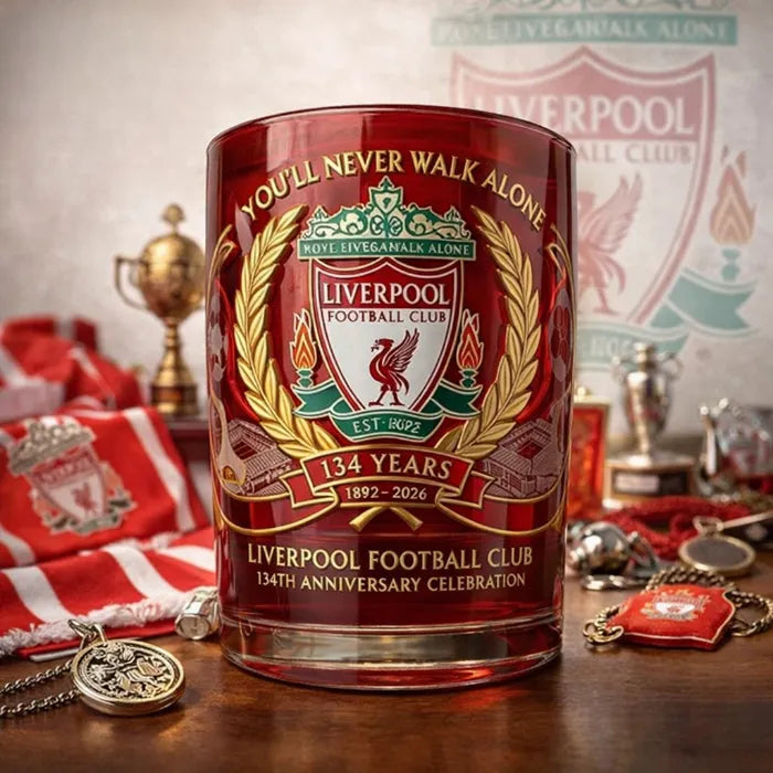 LFC Legacy Edition Pint Glass – 1892–2026 Crest & Liver Bird ⚽🔴