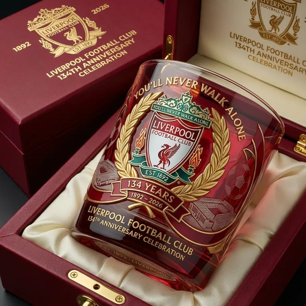 LFC Legacy Edition Pint Glass – 1892–2026 Crest & Liver Bird ⚽🔴