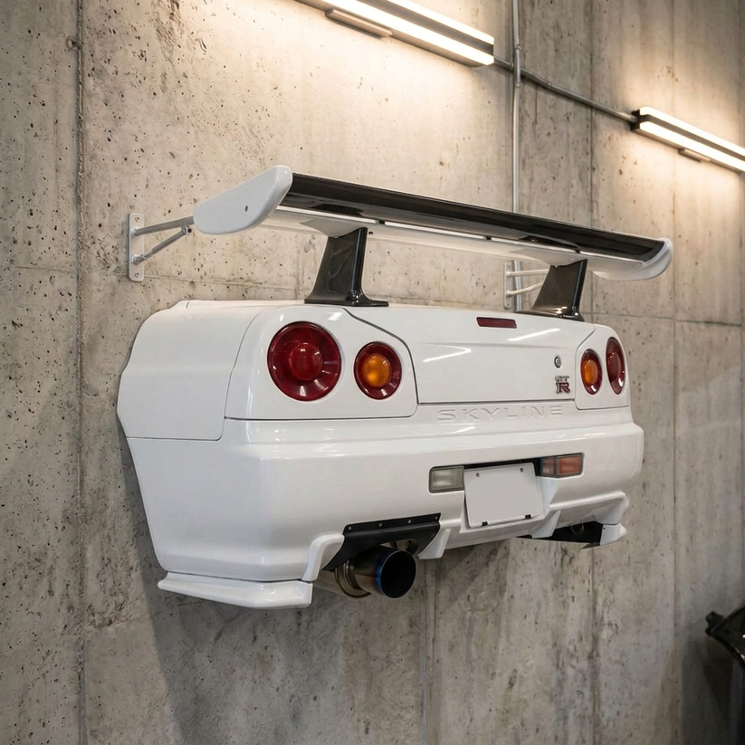 🔥Car-Shaped Wall Display Shelf – Automotive Garage Decor