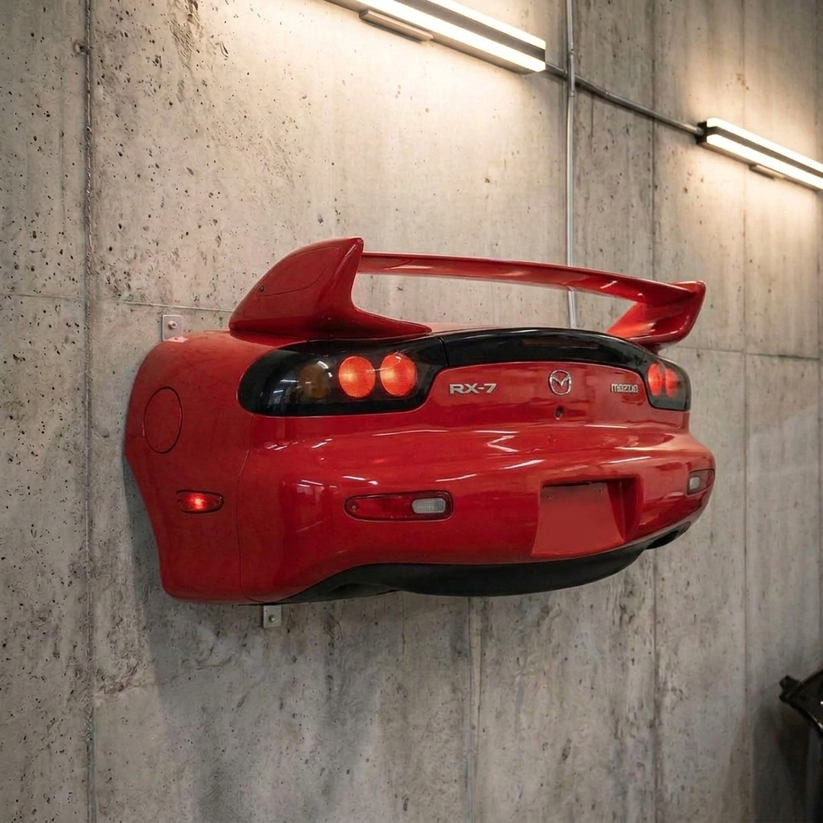 🔥Car-Shaped Wall Display Shelf – Automotive Garage Decor