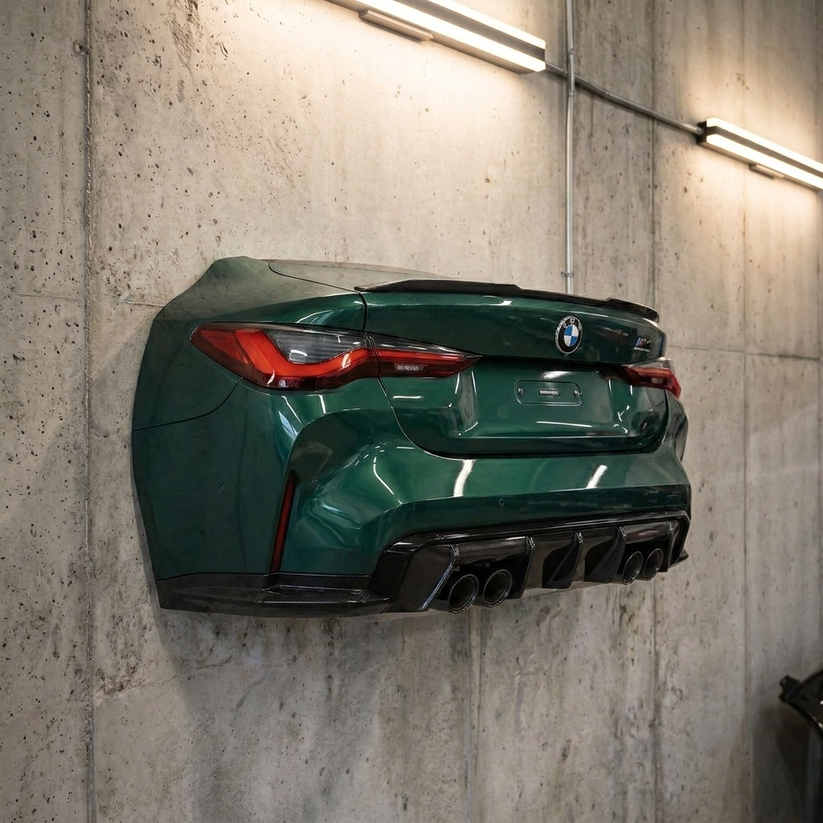 🔥Car-Shaped Wall Display Shelf – Automotive Garage Decor