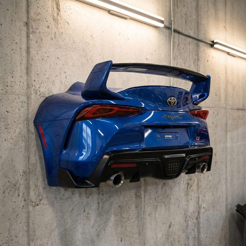 🔥Car-Shaped Wall Display Shelf – Automotive Garage Decor