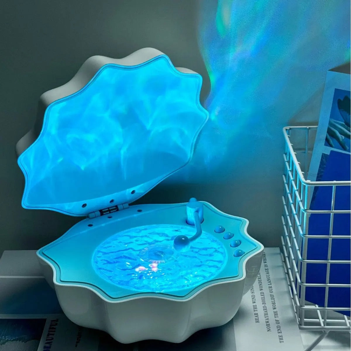 🌊 Ocean Wave Projection Lamp Bluetooth Speaker