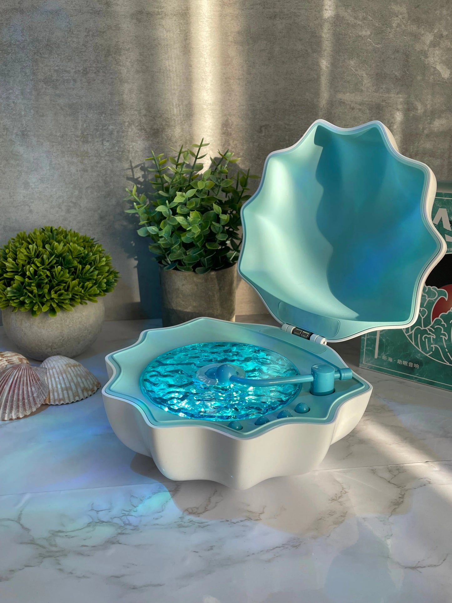 🌊 Ocean Wave Projection Lamp Bluetooth Speaker