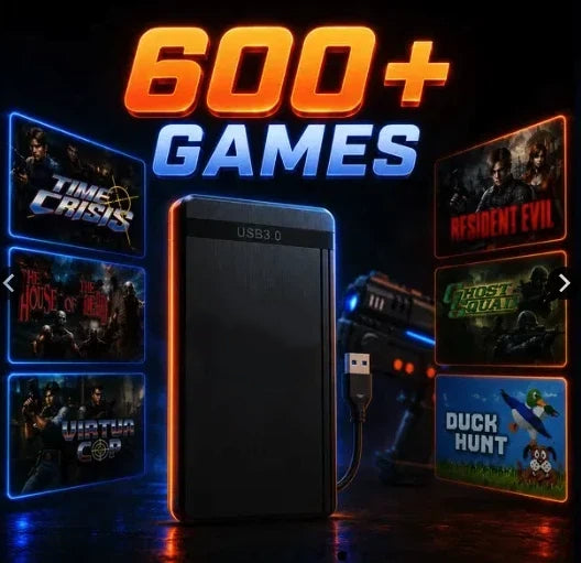 🎯 Wireless Arcade Light Gun – Bring the Arcade Experience Home