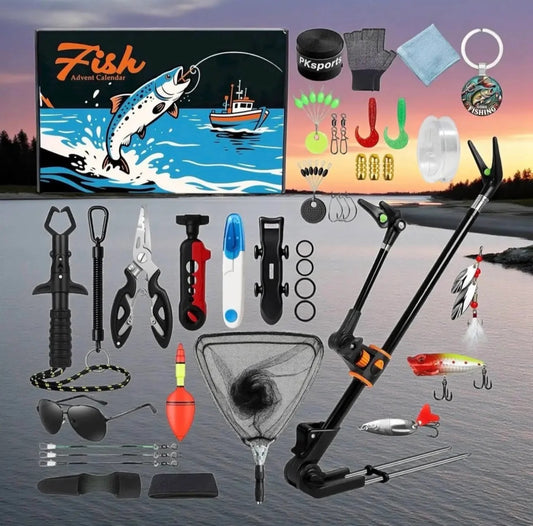 🎣 24‑Day Fishing Surprise Calendar – Daily Tackle & Gear Discovery