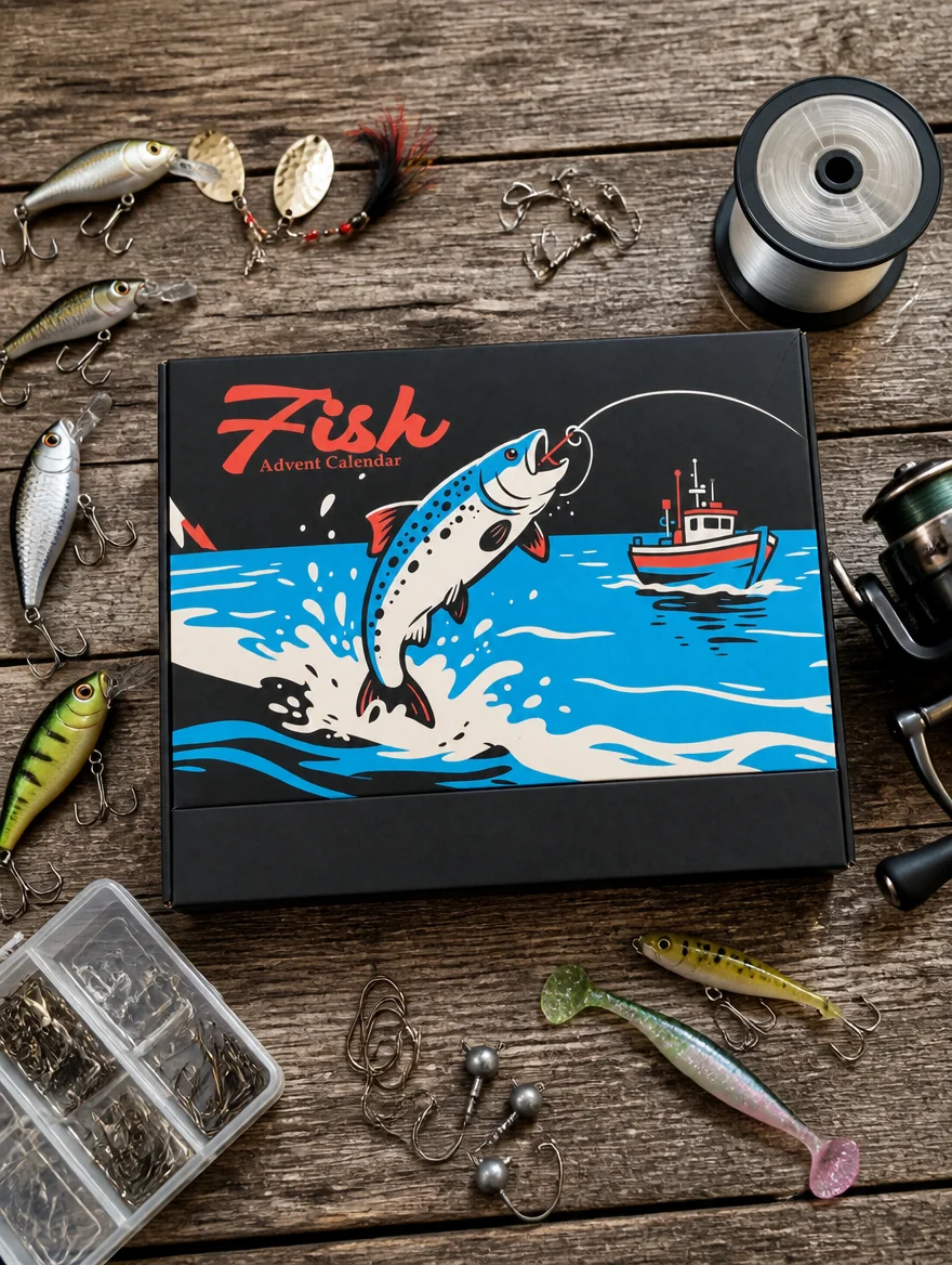 🎣 24‑Day Fishing Surprise Calendar – Daily Tackle & Gear Discovery